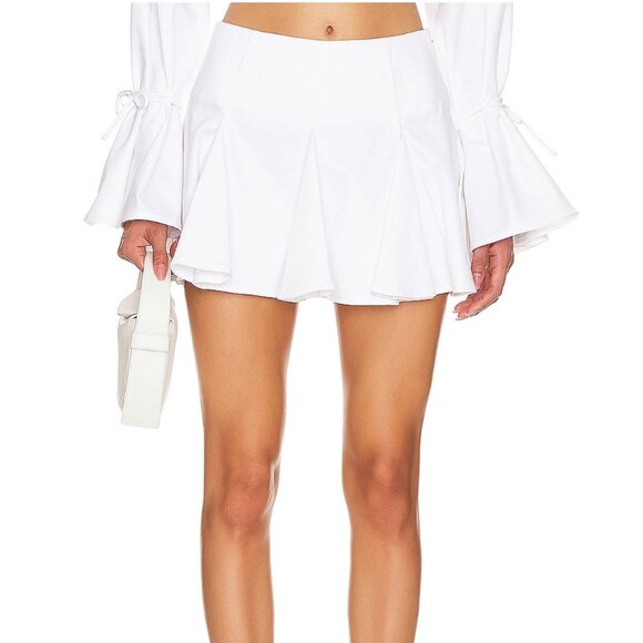 Camila Coelho Dresses & Skirts - Camila Coelho White Pleated Skirt